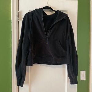 Lululemon Scuba Half Zip, black, M/L